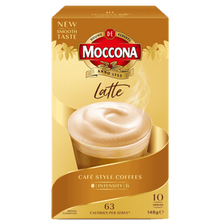 moccona sachet latte packshot Background Removed