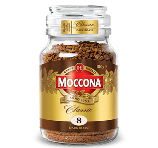 Moccona instant classic dark roast jar