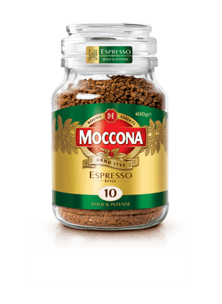 moccona instant espresso style packshot 400g