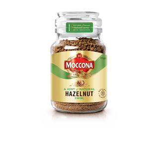 moccona instant hint of natural hazelnut swirl packshot