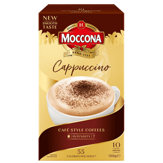 moccona sachet cappuccino packshot