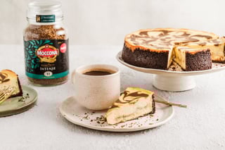 moccona recipes coffee swirl cheesecake teaser